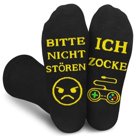 Gemtte Socks Gambling Gift Boy, Please Do Not Disturb I Game, Funny Novelty Gifts for 9 10 11 Years Gamer Birthday Teenager Men