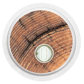 2X Wood Rustic - Sticker Skin for Freestyle Libre 3 Sensor
