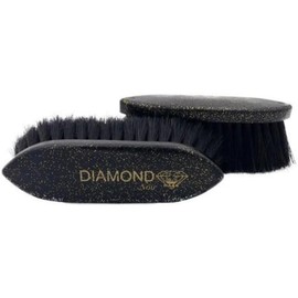 Haas Diamond Noir mit 5 cm Langen Rosshaarborsten und goldfarbenen Glitter