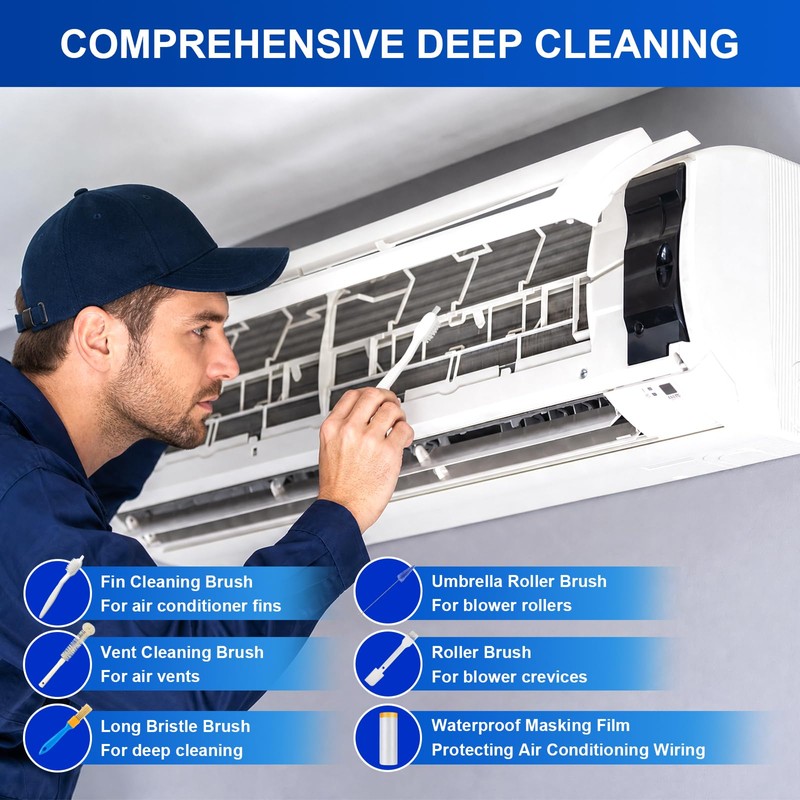 Aukdin Mini Split Cleaning Kit Bag with 2L High Pressure