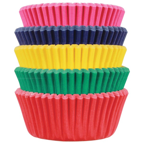 PME BC741 Carnival Paper Baking Cases for Cupcakes, Mini Size, Pack of 100