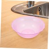 Plastic Face Washing Basin with Floral Ears Multi-Functional Skincare Accessories