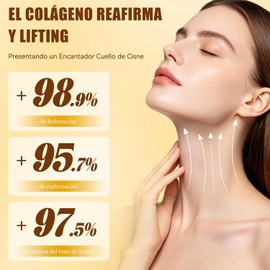 Crema Reafirmante para el Cuello, Crema Reafirmante para el Cuello con Doble Rodillo, Reduce Arrugas, Líneas Finas y Papada, Reafirma la Piel.