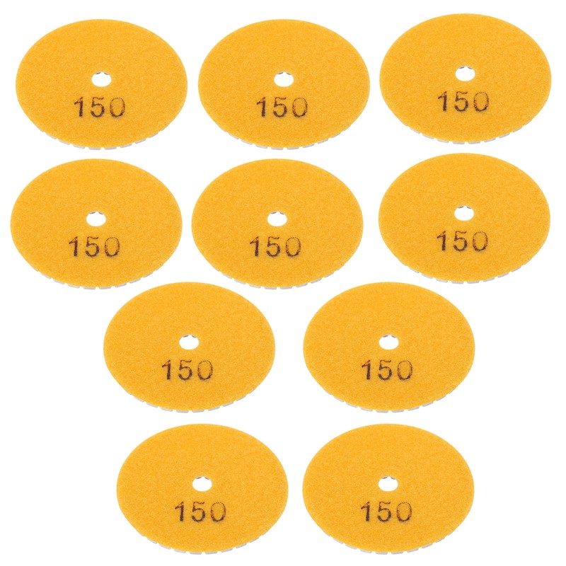 10Pcs 3in Sanding Discs Pads Buffing Polishing Diamond Marble Concrete