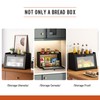 GHWIE Large Bread Box, Easy Access & Cleaning - Bamboo