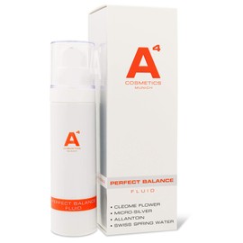 A4 - PERFECT BALANCE FLUID | Anti-Aging Lotion | Creme Hautberuhigend | auch für ölige und Mischhaut | Mattierende Hautcreme mit Arganöl (50ml)