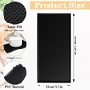 10 Pcs Black Bar Mats, 11.8" x 6" Non-Slip Glass