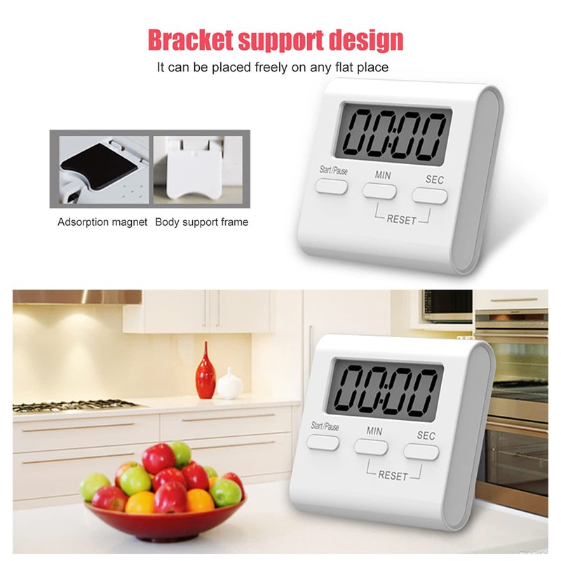 Countdown Timer Alarm Clock Students Training Timing & Digital Kitchen
