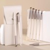 MSQ Eye Shadow Brush, Set of 8, Popular, Mocha Series,