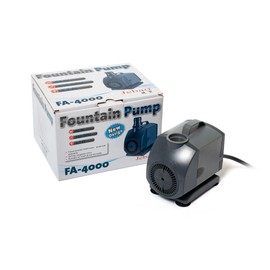 Jebao Submersible Fountain Pump for Hydroponics, Aquaponics, Waterfall, Fish Pond (FA-4000 850gph)