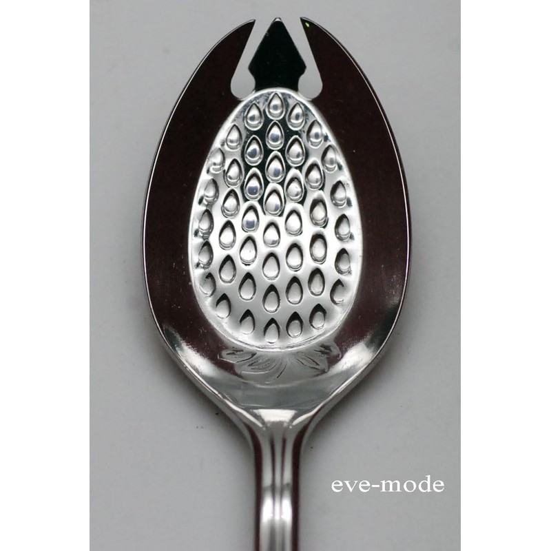 eve-mode RT 18-0 Petite Rose Line Strawberry Spoon, Total Length