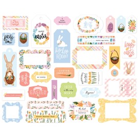 Echo Park Cardstock Ephemera 33/Pkg-Frames & Tags, My Favorite Easter