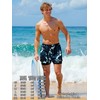 Mobvisil Men's Swim Trunks Quick-Dry Board Shorts Stretch Beach Shorts