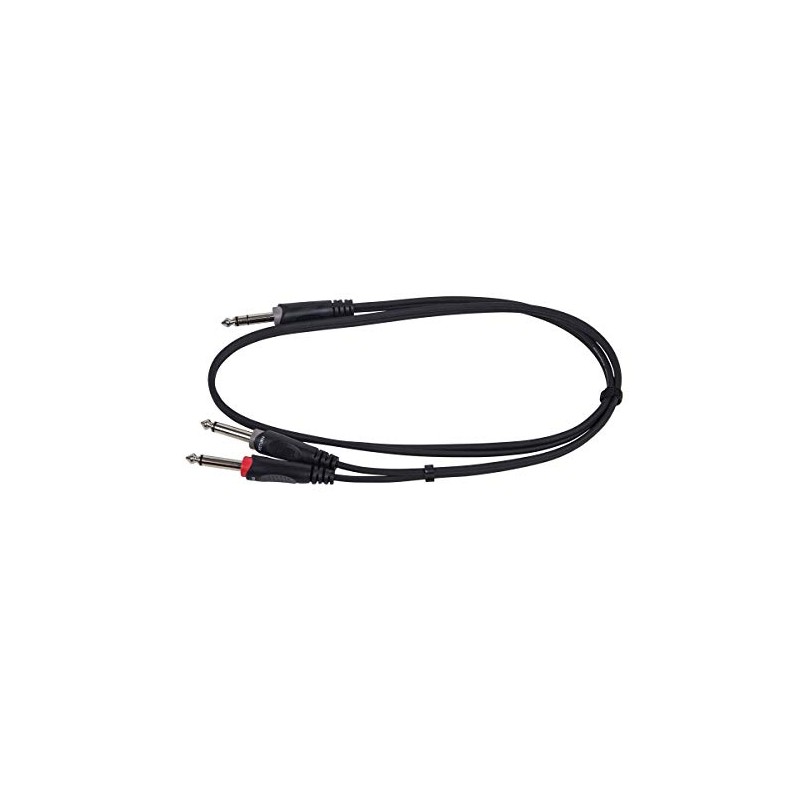Monoprice - Cable de inserción TRS macho de 1/4 de