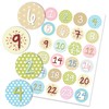 Papierdrachen 24 Advent Calendar Number Stickers – No. 25 –
