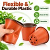 75-150 Pack Flexible Nursery Pots for Seed Starting – Soft