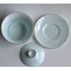 Gaiwan Chinese 6oz Sancai Terrine Tray Cup Tea Set Bowl
