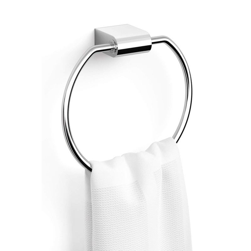 Zack Towel Ring, Stainless steel Silver