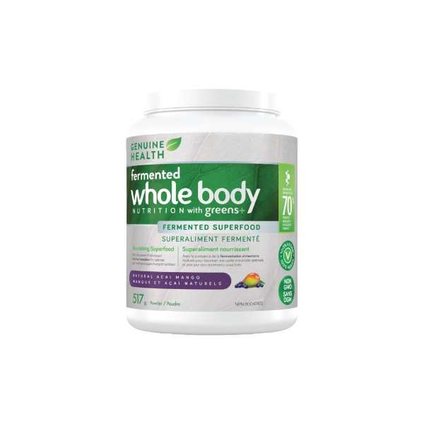 Genuine Health Greens+ Whole Body Nutrition (Acai Mango) - 517g
