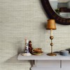JiffDiff Grasscloth Wallpaper Peel and Stick Cream Grassweave Peel &