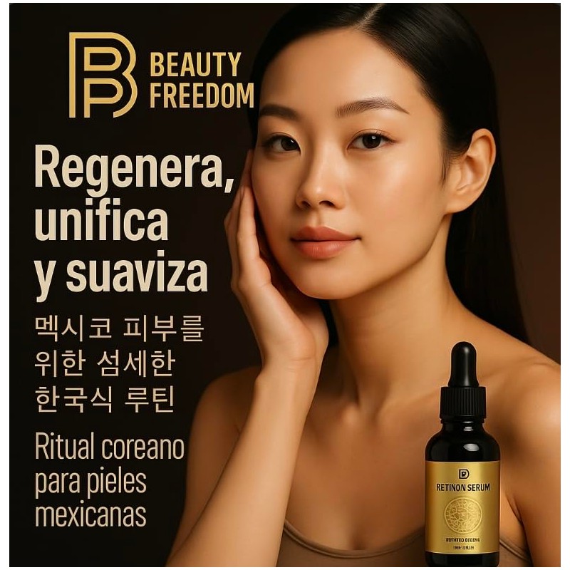 Serum Facial Nocturno - Hidrata - Retinol - Centella Asiática