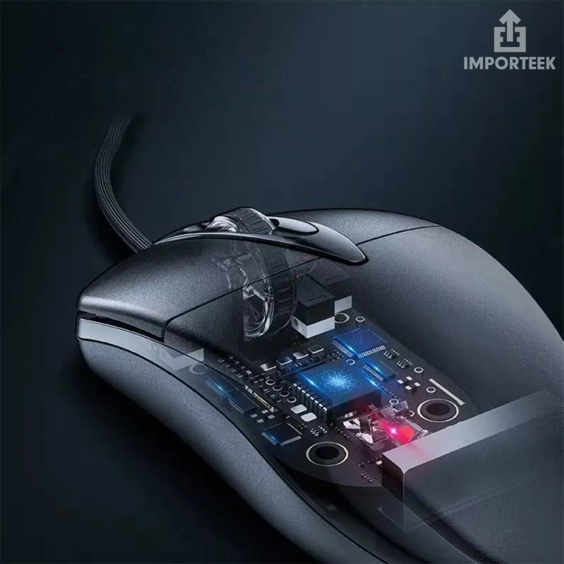 Importeek 20pz Mouse Optico Alambric Usb Ergonomico Portatil Pc Laptop