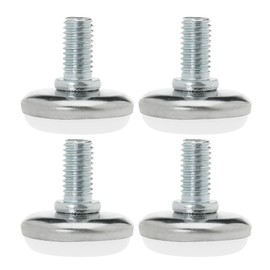 uxcell M8 x 25 x 30mm Screw on Furniture Glide Leveling Feet Floor Protector Adjustable Leveler for Chair Machine Leg 4 Pack
