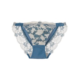 Peach John Nice Buddy Panties with Lace that Does Not Resonate with Lines and Soft to the Touch, blue (denim blue)