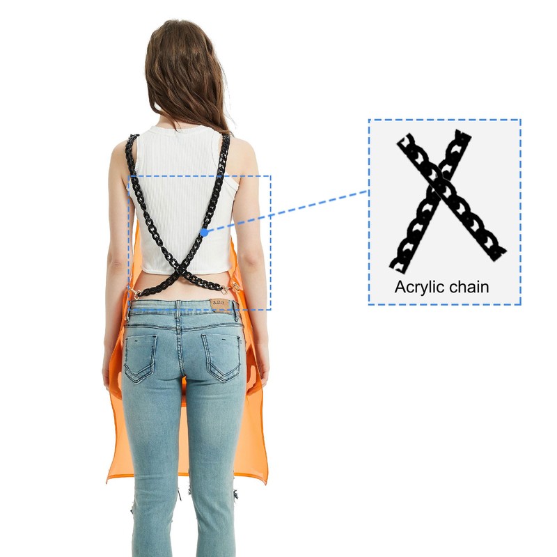 MIKI WELL Waterproof Apron with Pocket - TPU Hairdressing Apron