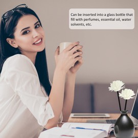 4 Unidades Varillas Difusoras Palitos de Madera de Ratán Natural Difusor de Aroma de Aceite Esencial Varillas de Repuesto para La Oficina en Casa SPA