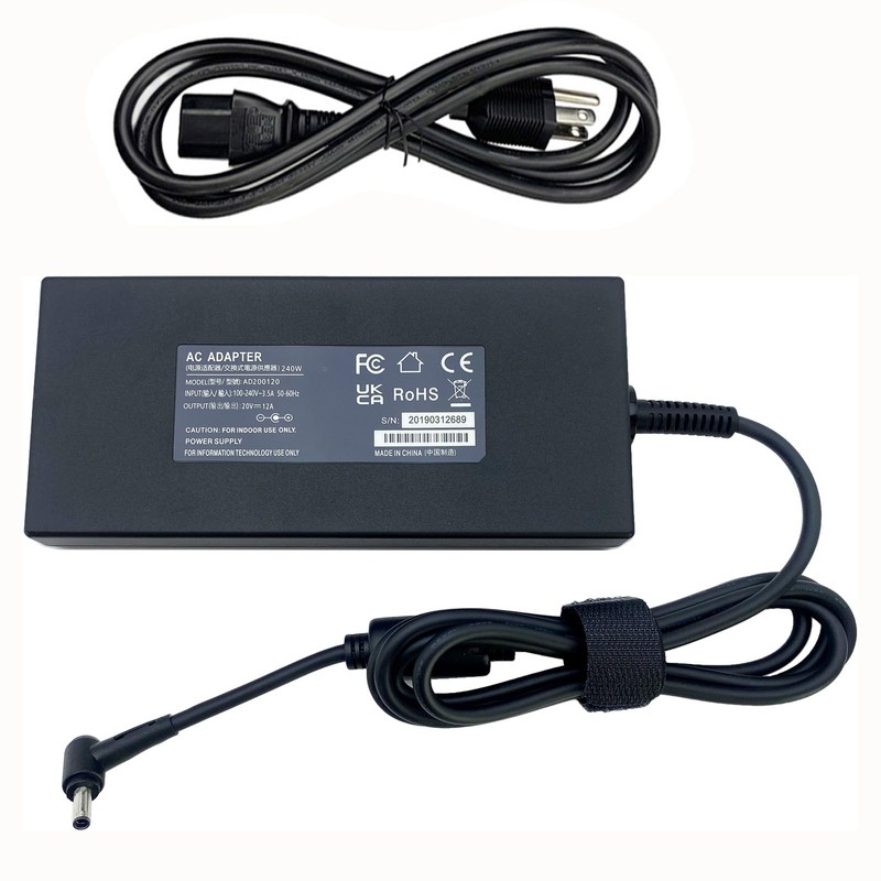 240W 20V 12A AC Adapter for MSI Pulse GL76 GL66