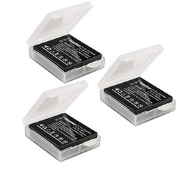 Kastar Battery 3 Pack for Panasonic Lumix CGA-S005 CGA-S005A/1B CGA-S005E CGA-S005GK DMW-BCC12 & Lumix DMC-FS1 DMC-FS2 DMC-FX01 DMC-FX07 DMC-FX1 DMC-FX3 DMC-FX180 DMC-LX1 DMC-LX3