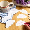 50Pcs Clouds Paper Cutouts, 4 Inch Paper Cloud Shapes Die