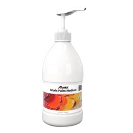ABEIER Fabric Medium for Acrylic Paint, 33.8 oz/1 L with Pump