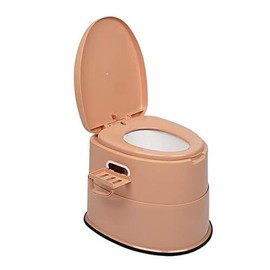 Portable Camping Toilet with Removable Inner Bowl and Removable Paper Holder Lightweight Outdoor Indoor Toilet for Camping, Hiking, RV, Bedroom and Living Room