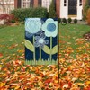 Studio M Double Sided Folk Art Floral Outdoor Flag Decoration