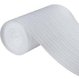 Foam Wrap Roll 12” x 394" (10 Meters), Protect Dishes, China, and Furniture, Packing Supplies, Packing Cushioning Supplies for Moving (Thickness: 1/16")