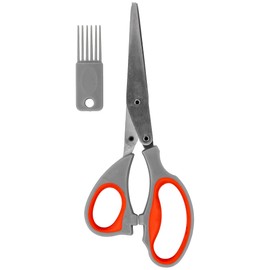 Stainless Steel Kitchen Scissors, 5 Blades, Herb Scissors, Spice Scissors, Chives Scissors with Cleaning Comb, Kitchen Vegetable Scissors for Herbs, Chives, Parsley, Rosemary