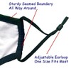 Cleanbreath Reusable Triple Layers Cloth Face Mask with Zipper for