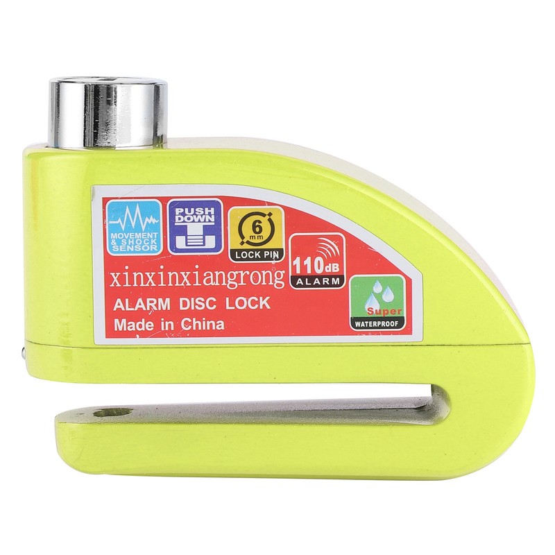 Waterproof Disc Brake Lock Kit 110dB Anti Theft Security Alarm