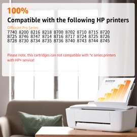 NineLeaf 952XL Ink Cartridge Replacement for HP 952 XL Compatible with OfficeJet Pro 8700 8728 8730 8735 8740 Printer(8 Combo Pack, Black Cyan Magenta Yellow)