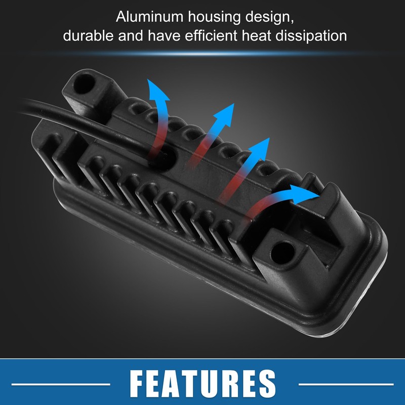 A ABSOPRO Car LED Daytime Running Light Bar 3.4Inch Bumper