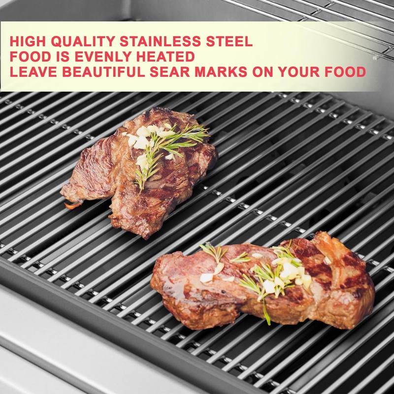 Genesis E310 Grill Grates & 7620 Flavorizer Bars for Weber