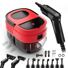 Steam Cleaner, 2500w Steamer for Cleaning, 3-Garde Adjustable Handle, 1.6L Water Tank, Steam Cleaner for Home, Fast Heat Handheld Steam Cleaner, Handheld Steamer for Car, Furniture, Kitchen, Bathroom