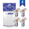 XFORT Tubular Latch, Polished Chrome, Tubular Door Latch for Internal