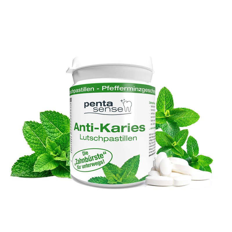 PentaSense® Xylitol Anti Caries Lozenges with Peppermint Flavour Against Plaque