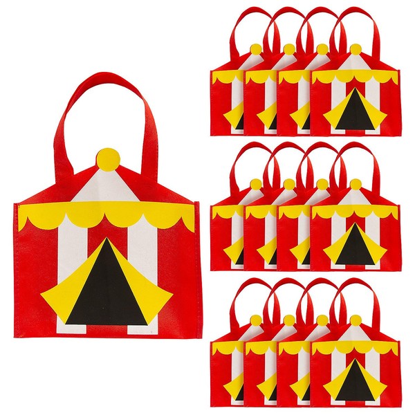 Fun Express 10" x 10" Medium Carnival Tent Nonwoven Tote