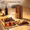 Yatriunfo Book Cutting Board Set of 3 with Stand -