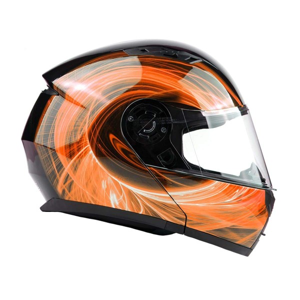 Typhoon TH158 Adult Modular Motorcycle Helmet DOT Dual Visor Full