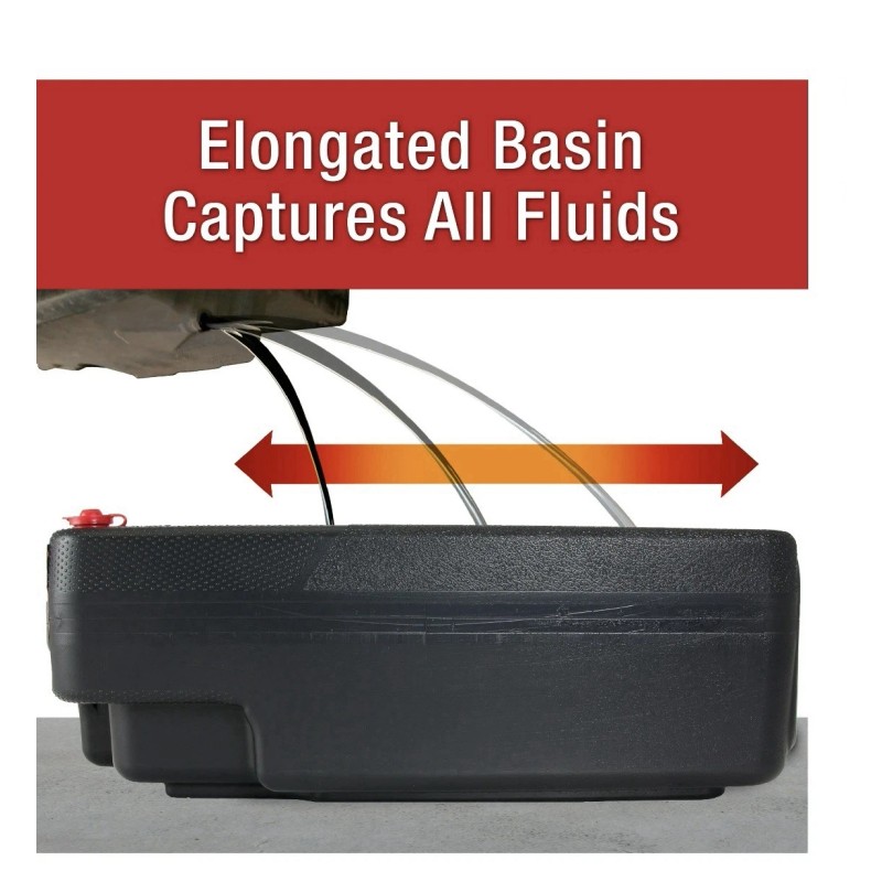 Hyper Tough Oil Change Drain Container 10 Quart Large Pan